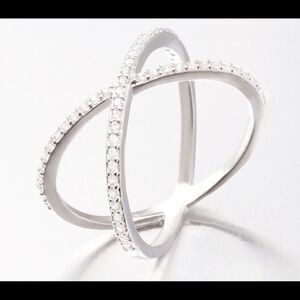 Sterling Silver Cubic Zirconia High Quality Ring